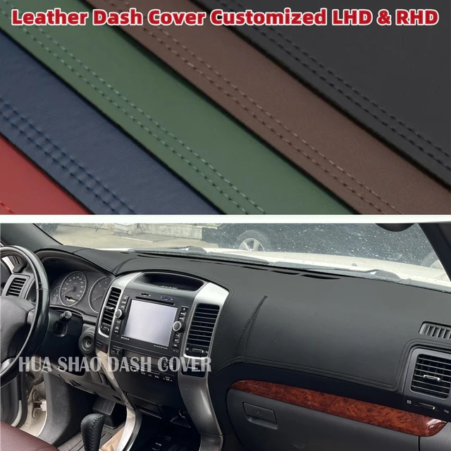 Dashboard Dash Mat Cover Leather Pad Sunshades Protection Nonslip For  Toyota Land Cruiser Prado 120 2003-2009 2004 2005 2006 - AliExpress