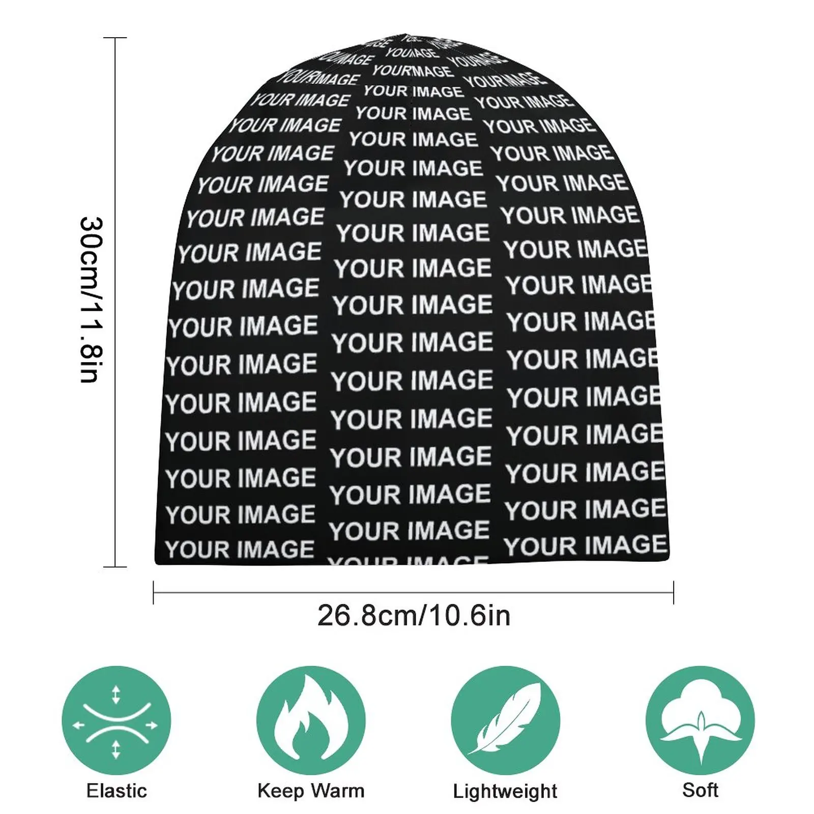Your Image Customized Beanie Hats Custom Made Design Knitting Hat Kpop Elastic Men Women Caps Spring Design Hip Hop Bonnet Hats 2