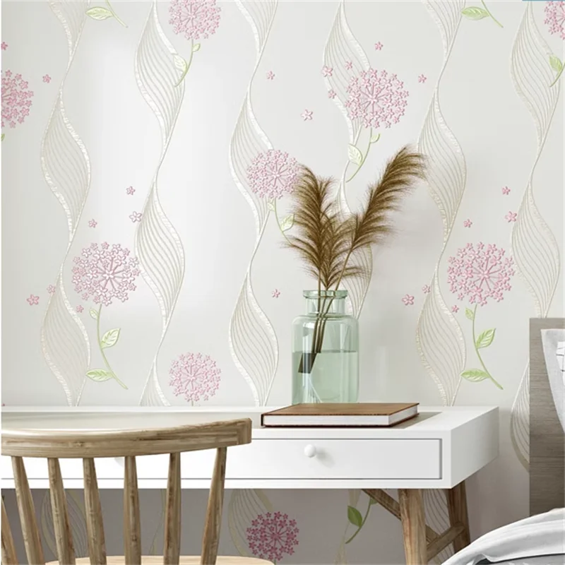 

Pastoral style small floral self-adhesive wallpaper warm home stickers living room bedroom children's room decorative wall paper