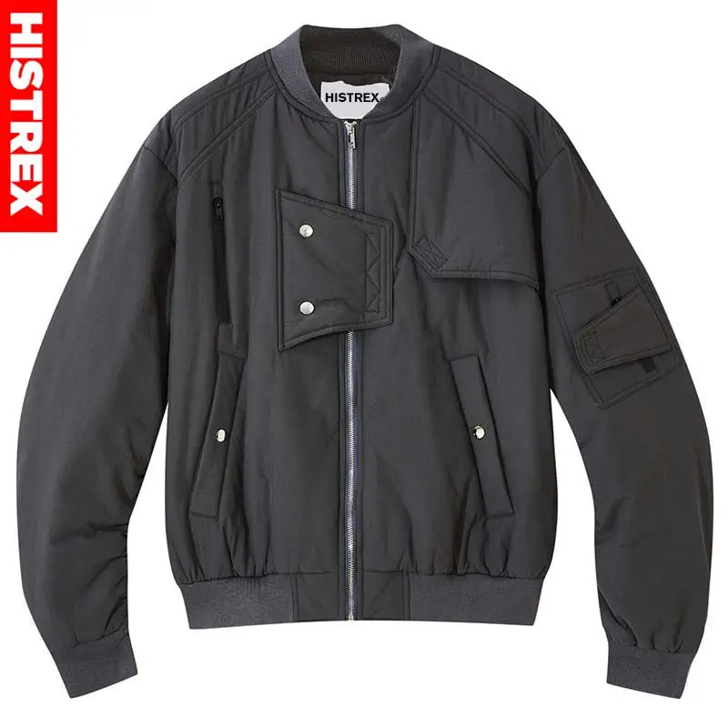 

HISTREX Men Warm Parkas 2023 Thick Jacket Winter Puffer Coat Tactics Windbreaker Women Oversize Techwear Outerwear Padded Parka