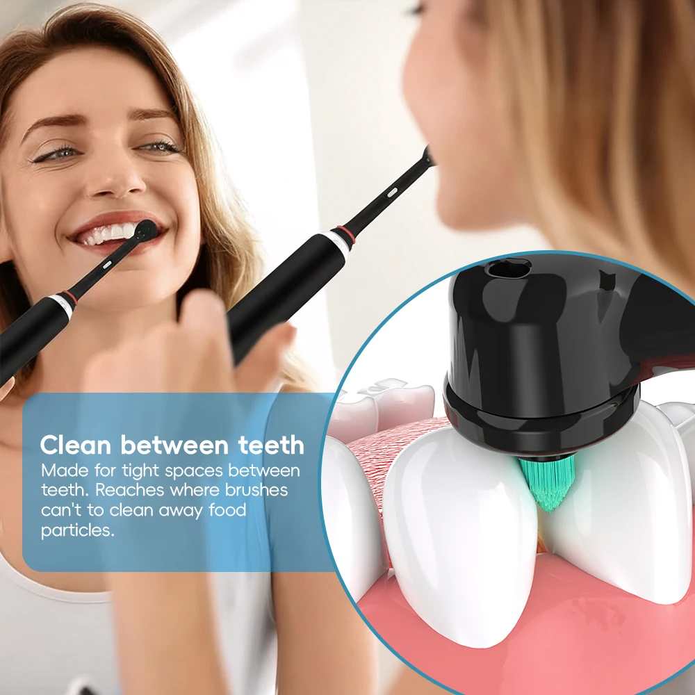 2 or 4 Pcs Interdental Brush Heads Compatible with Oral B Electric Toothbrush, Replacement Toothbrushes Head for 1000 600 650