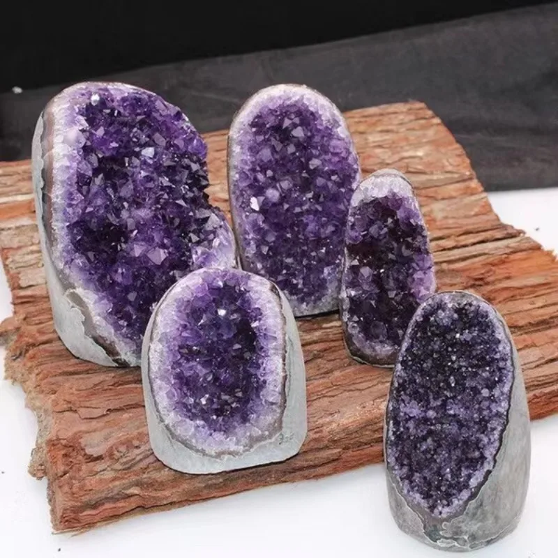 Natural Uruguay Amethyst Cave Purple Deode Ornaments Treasure Basin Demagnetization Radiation Protection 4