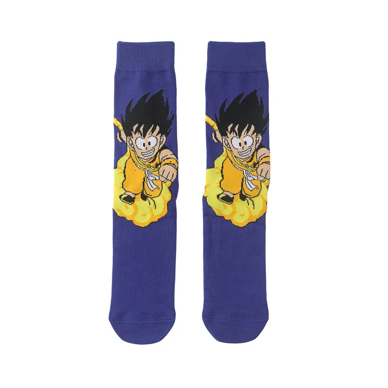 Calzini Dragonball Z Da Uomo – Taglia 40-48, Motivi A Tema, Al Polpaccio, 1 Paio