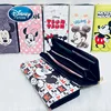 Disney Woman Long Wallet Cartoon Mickey Mouse Coin Bag Cute Minnie PU Leather Girl Card Package Children Holder Clutch 1