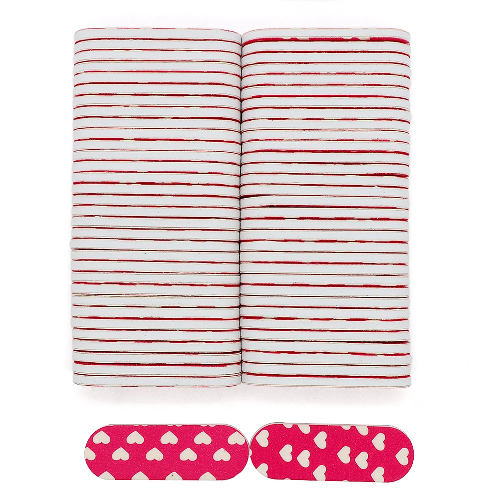 10/20/50 قطعة صغيرة التلميع الرملي الملفات كتلة باديكير الرعاية مسمار الفن عازلة البولندية مانيكير باديكير ملف الأظافر أدوات