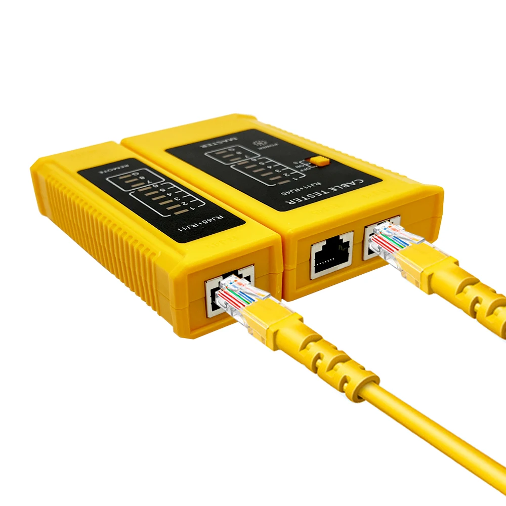 Lan-ケーブルテスター,ネットワークツール,rj45,rj11,rj12,Cat5,UTP