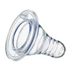 1 PC/3Pcs Silicone Standard Neck Soft Teats Nipple Circle Hole Cross Hole Baby Bottles Natural Flow Nipples S/M/L Size Available 3