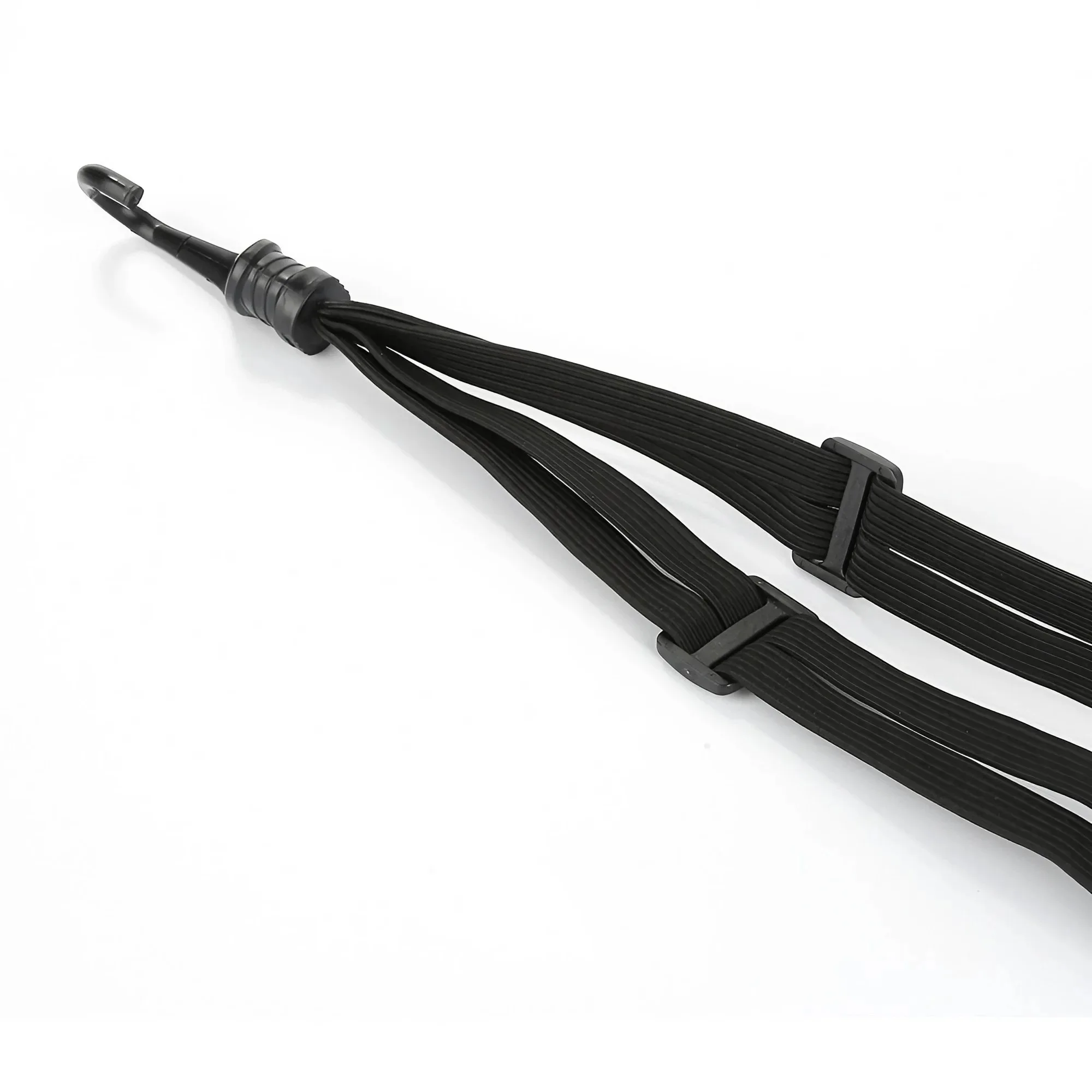 Universal 60cm Motorcycle Helmet and Gear Strap, High-Strength Elastic Bungee Cord with Hook