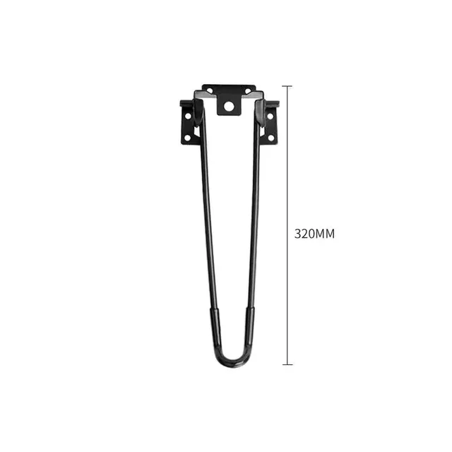 1pc Foldable Metal Hairpin Table Leg - Sleek DIY Furniture Accessory