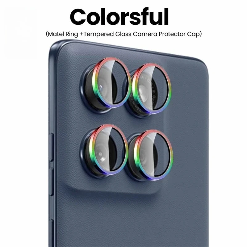 Premium Aluminum Alloy Ring Camera Glass Protector