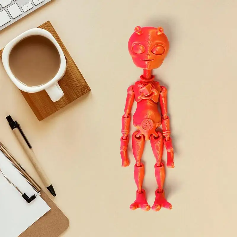 

Многосоставные подвижные 3d-роботы, гибкие роботы DIY, фигурки, настольное украшение, украшение для детской комнаты, подарок