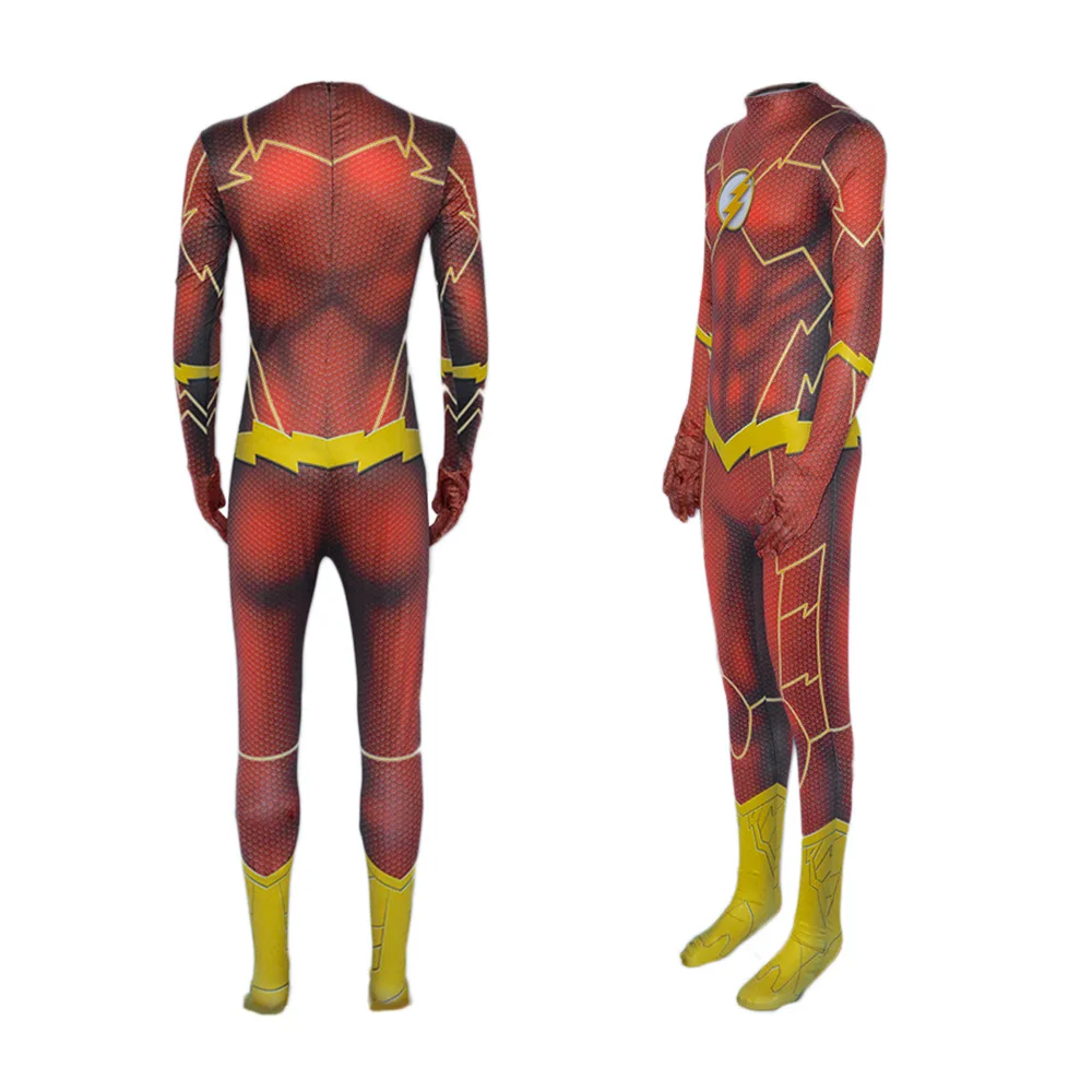 DC Comics The Flash Barry Allen Cosplay Costume for Adults (Unofficial)