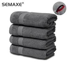 SEMAXE40 * 70 Papieren Handdoek Premium Set Is Geschikt Voor Badkamer Spa Hoge Water Absorptie Zacht En Niet-fading Vier Handdoek Gift