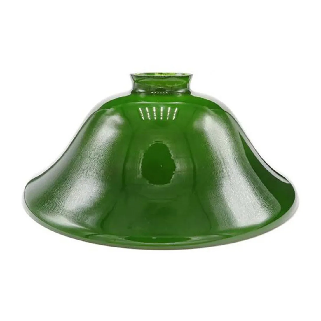 Decor 55mm 42mm Opening Green Glass Lamp Shade Replacement with Reverse or Flat Hole Fitter for Floor Light Table Lamp Cover