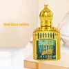 Essential Oil Roller Bottle 10ml Mini Gold Crown Shape Perfume Bottling Portable Travel Electroplated Carve Glass Empty Bottle 2