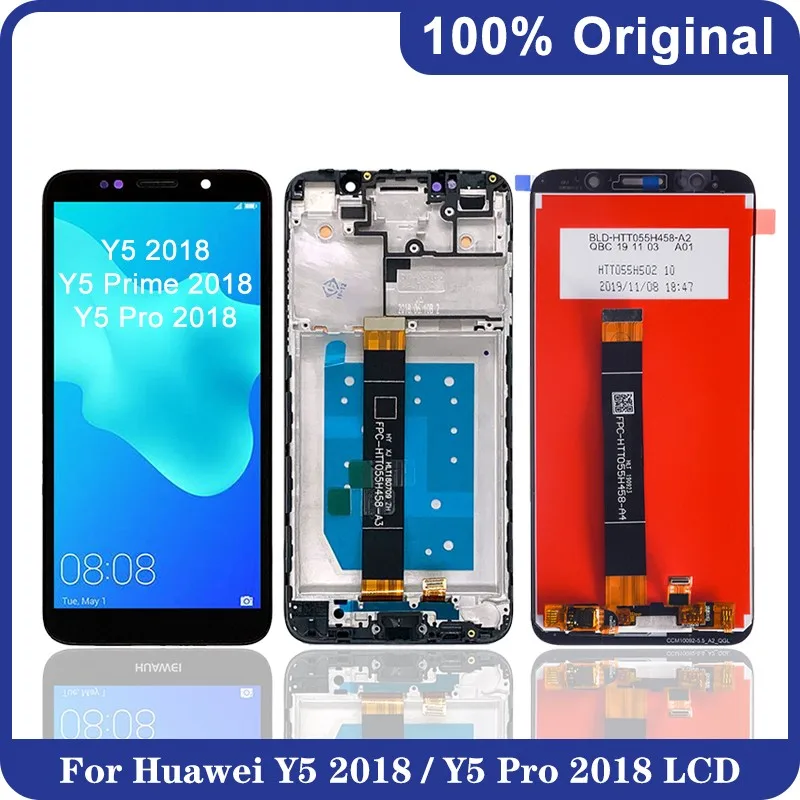 

ЖК-дисплей 5,45 "для Huawei Y5 2018 Y5 Prime 2018, сменный сенсорный экран для Huawei Y5 Lite, ЖК-экран, оригинал