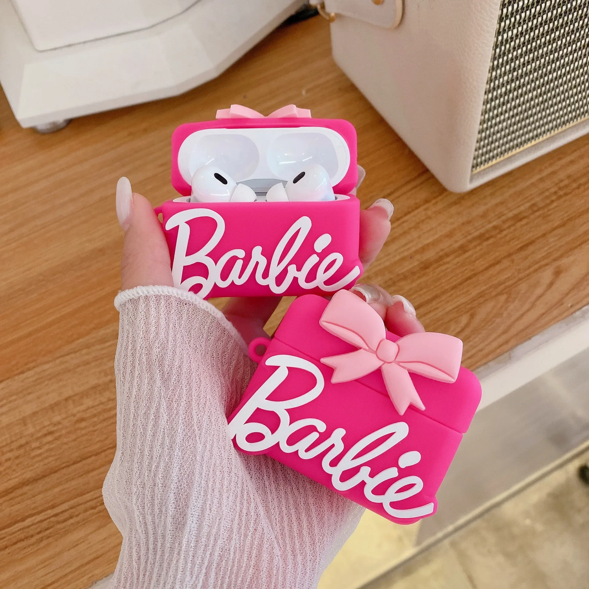 Barbie Per Airpods Pro 2 Custodia 2022, Custodia Per Auricolari In Silicone Rosa Per Custodia Airpods 3/Custodia Airpods 1/2/Custodia Airpods Pro Per 