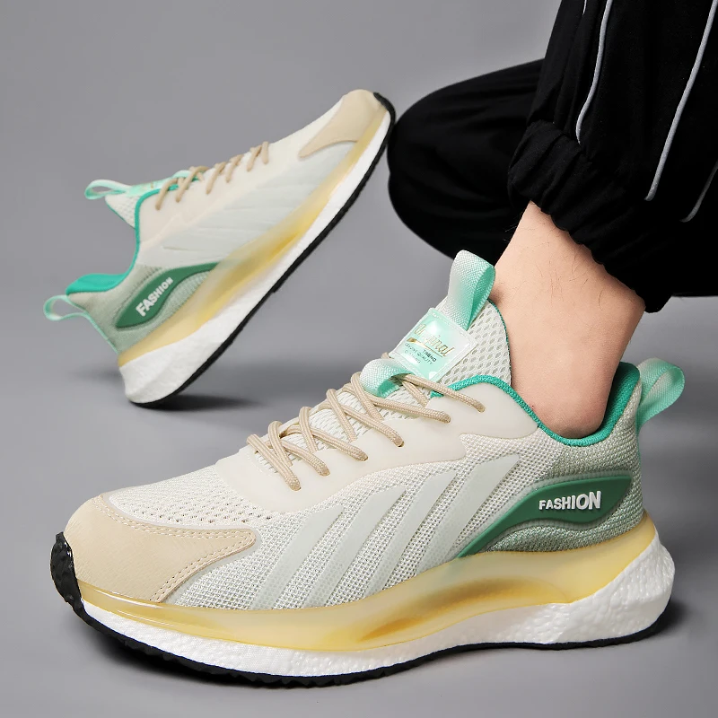 

2023 New Summer Trendy Sneakers Fashion Plus Size Casual Shoes Breathable Men Shoes Non-slip Running Shoes Lightweight Footwear