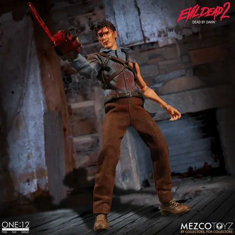 Original MEZCO ONE:12 Collective The Evil Dead II: Ash 1/12 In