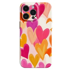 Charming Love Heart Hard PC Phone Case Cover for Honor 30S (JSS112)