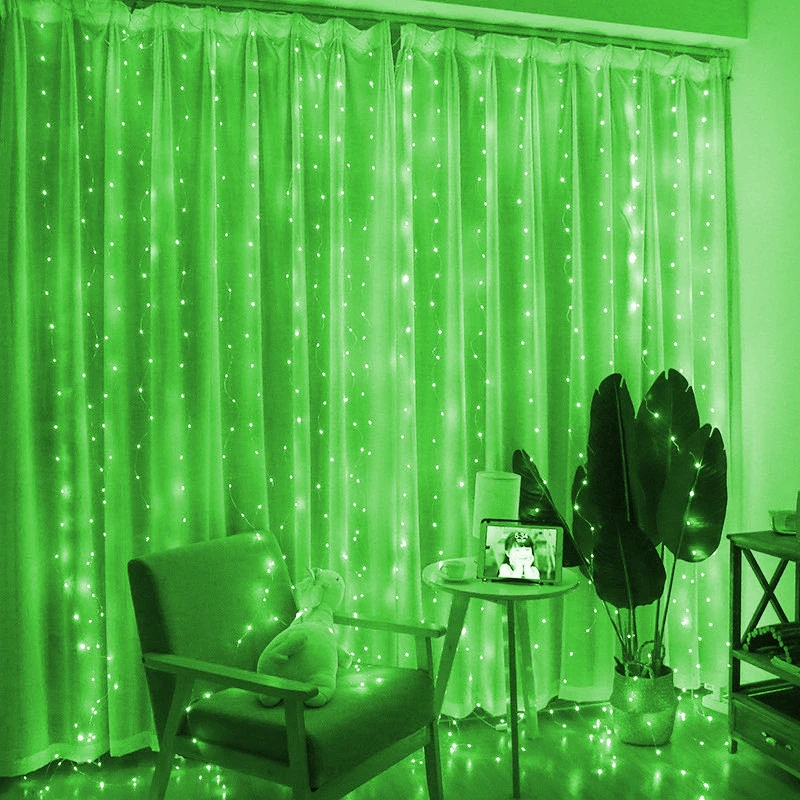 thumbnail image 1 of Guirnalda de luces navideñas con USB, guirnalda de luces navideñas, decoración navideña para el hogar, lámpara decorativa de Año Nuevo, 1 of 5