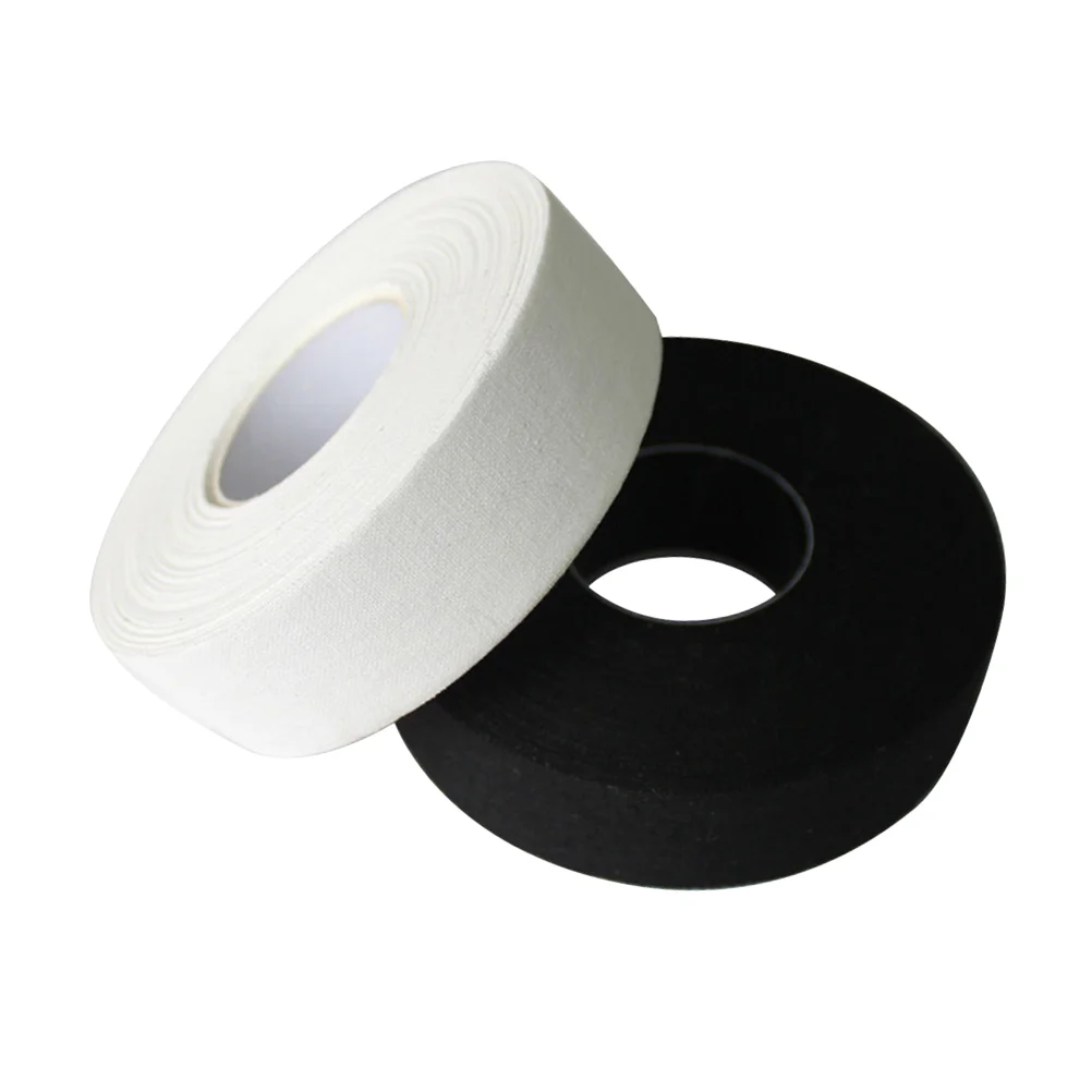 

Hockey Tape White Black Cloth Tape Anti Wear Resistant Sports Waterproof Tape Hockey Wrapper for Hockey 2