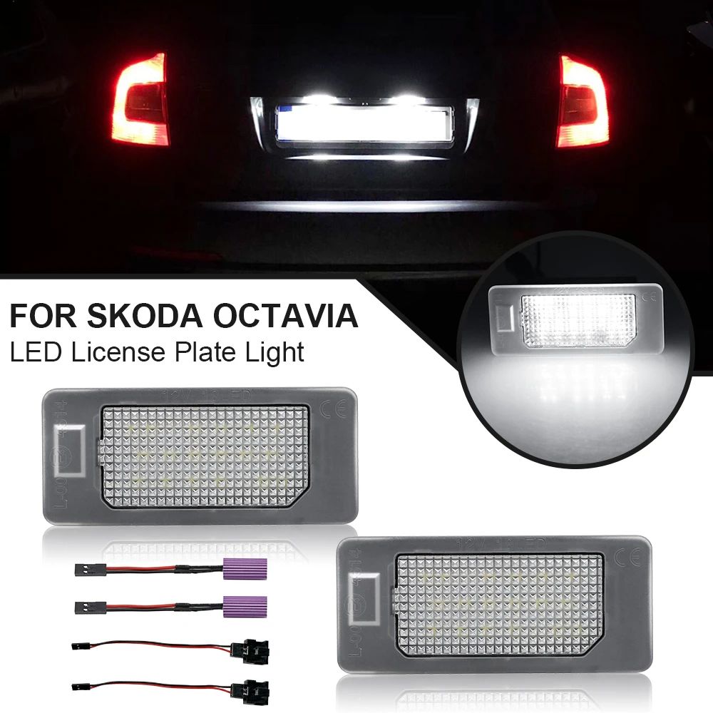 Ilumina Tu Matrícula Con Estilo: Luces LED Canbus Para Audi A6 C6 Q7 A4 B7 (Pack 2) | Marchfa Kolome
