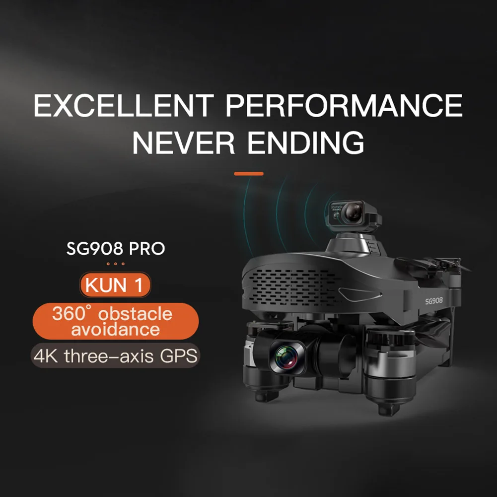 4K Camera RC Quadcopter Obstacle Avoidance Quadcopter 5G WiFi FPV GPS Three-axis Mechanical Self-stabilizing Gimbal Boy RC Drone explorers 4ch remote control quadcopter