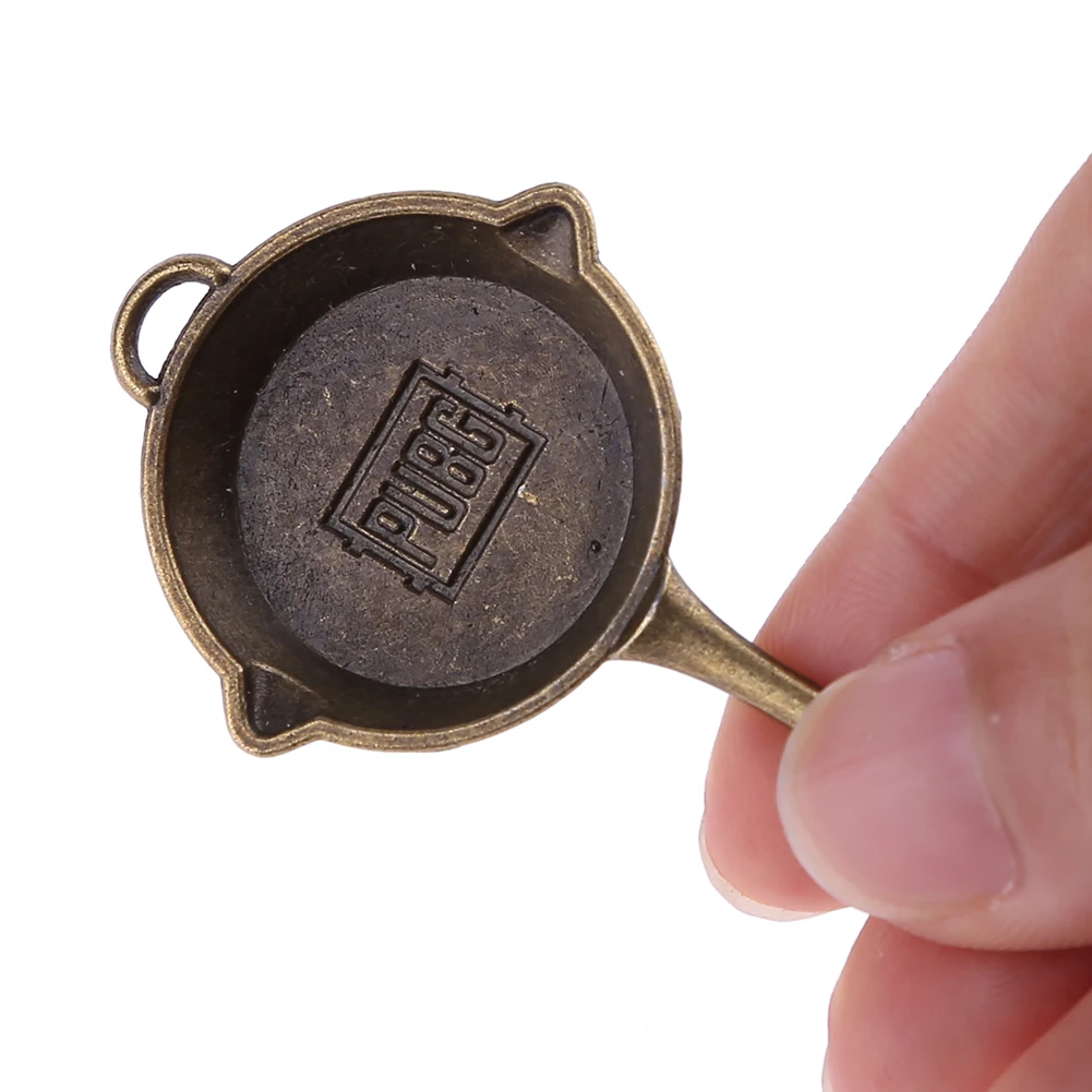 PUBG Battleground Pan Cosplay Rusting Key Chain Keyring