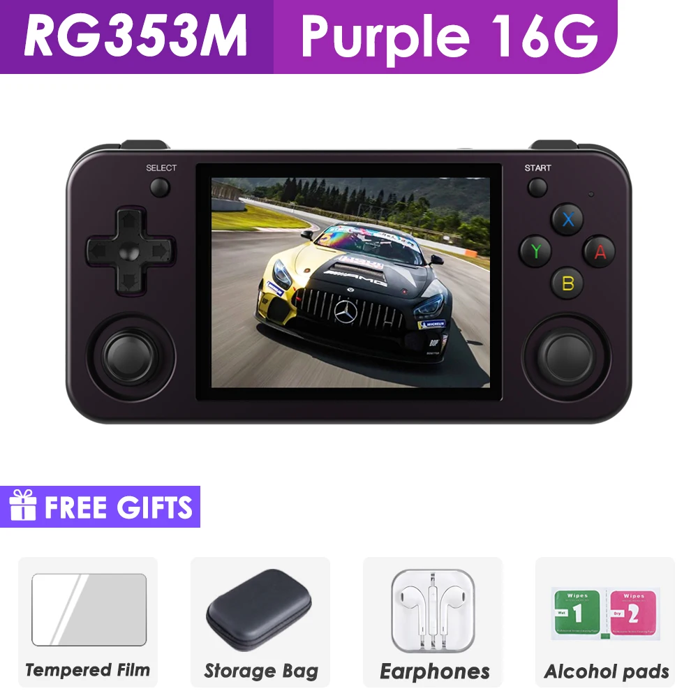 anbernic RG353m　パープル ANBERNIC RG353M Handheld Game Console | Mechdiy