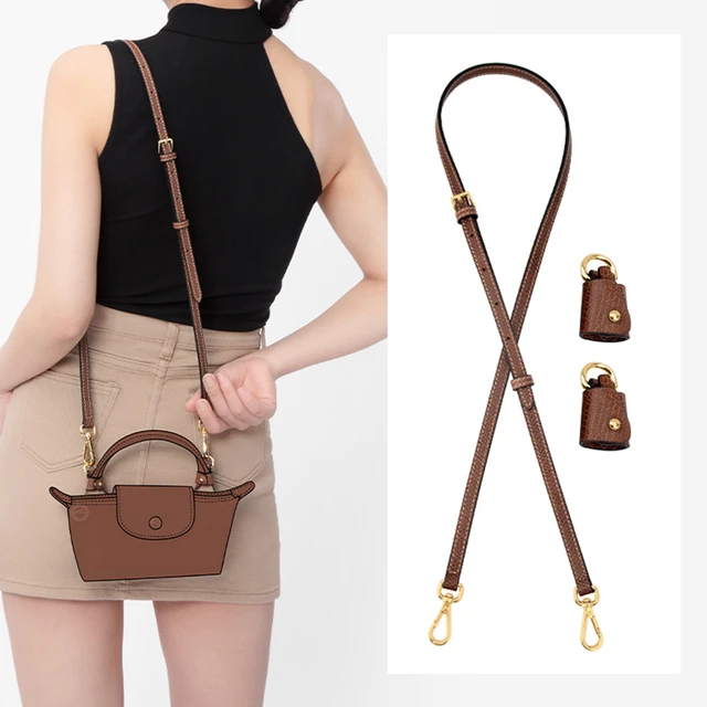 Ellovado Woven Bag Strap For Longchamp Bag 2023 New 3pcs Short Handle Small  Rope Shoulder Strap Bag Free Of Punching