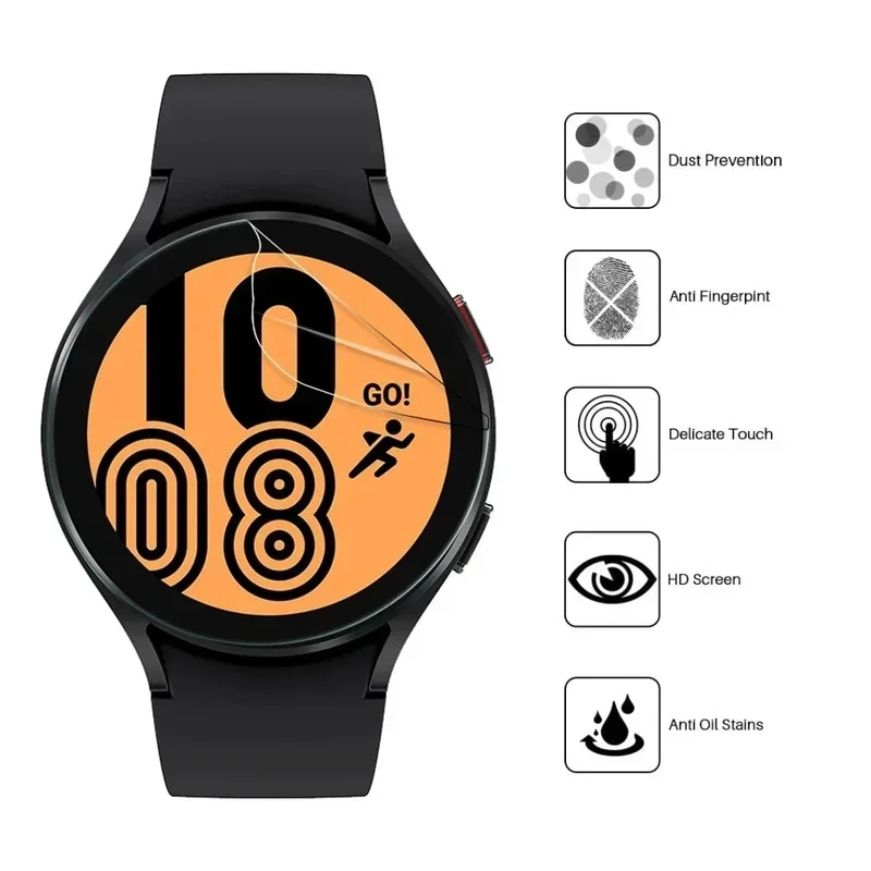 Screen Protector Hydrogel Film For Samsung Galaxy Watch 6/5/Pro/4 40mm 44mm HD For Samsung Watch 4/6 Classic 42mm 43mm 46mm 47mm