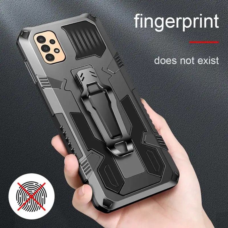 Armor Shockproof Case with Magnetic Stand and Car Mount Clip