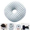 Ear Piercing Sleeping Pillow for Side Sleeper Small Pillow O Shaped with An Ear Hole for Pain Ear Inflammation Pressure Sores 1