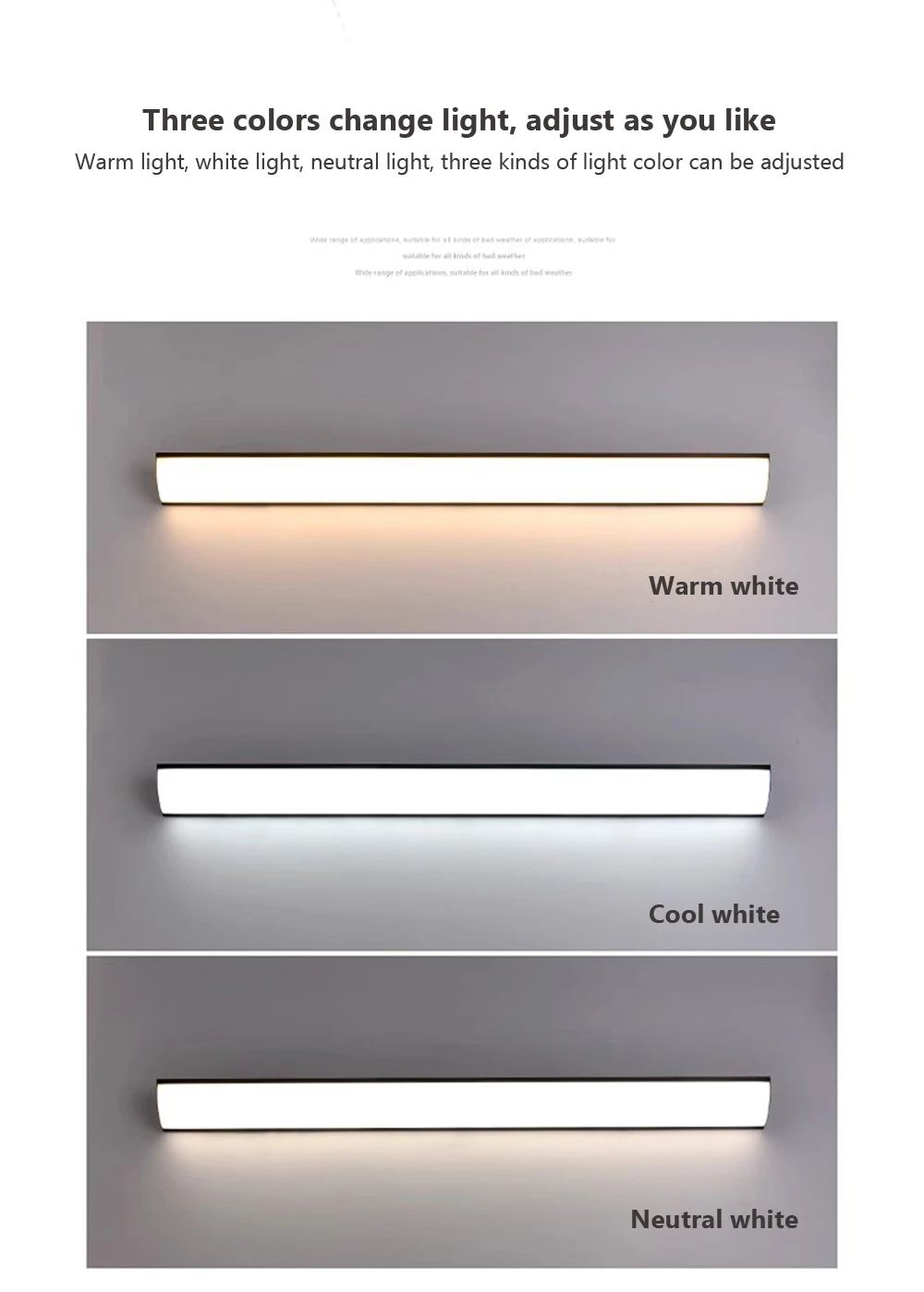 Description Picture 4 of itemLED wall lamp L60 Outdoor wall lights waterproof and rust proof hallway stairs garden walls balcony doors  modern wall lights
