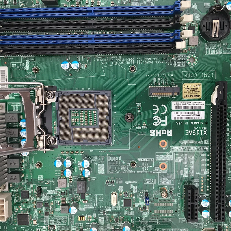 슈퍼마이크로 워크스테이션 ATX 마더보드용 X11SAE 인텔 C236 LGA-1151 E3-1200 v6/v5 6세대/7세대 코어 i3/i5/i7 시리즈