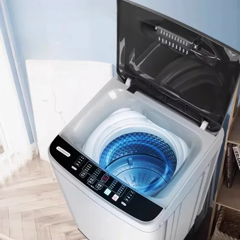 8/10 kg washing machine household fully automatic small dormitory pulsator rental room with washing and drying 4