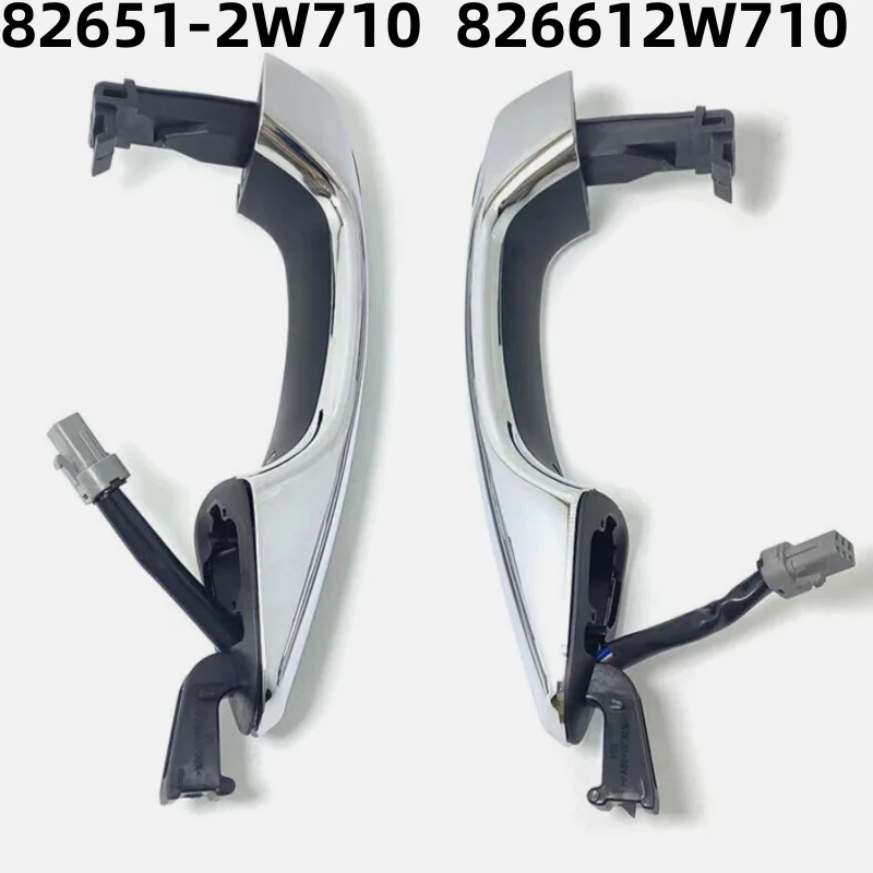 Modern Santa Fe Original Front Handle Assembly Outside Door 2013- 826512W710 826612W710 Inductive Outer Handle