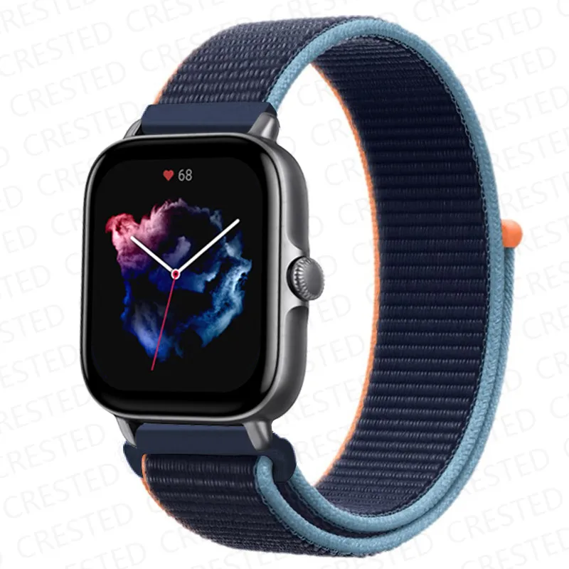 Nylon Sport Watch Band Bracelet - 20mm/22mm Adjustable Strap