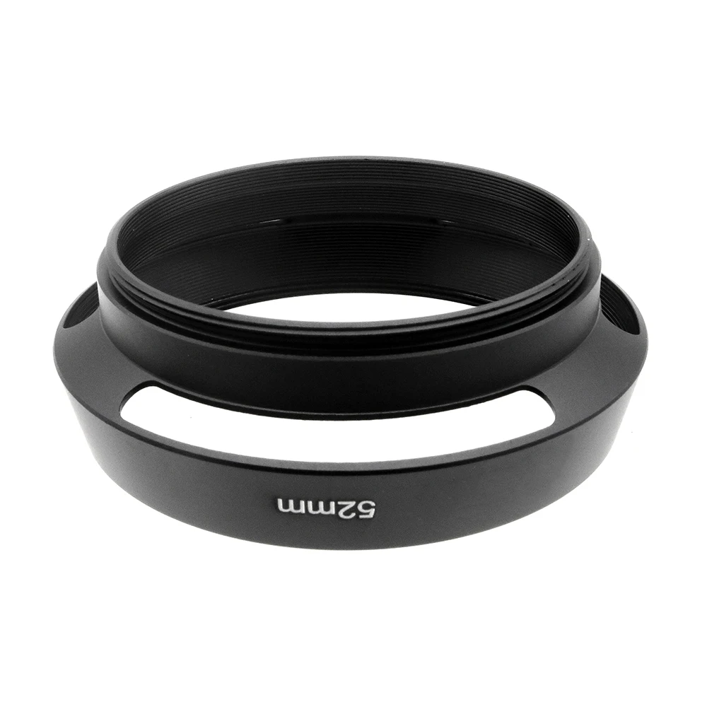 Universal Metal Vented Camera Lens Hood Screw-in Protector
