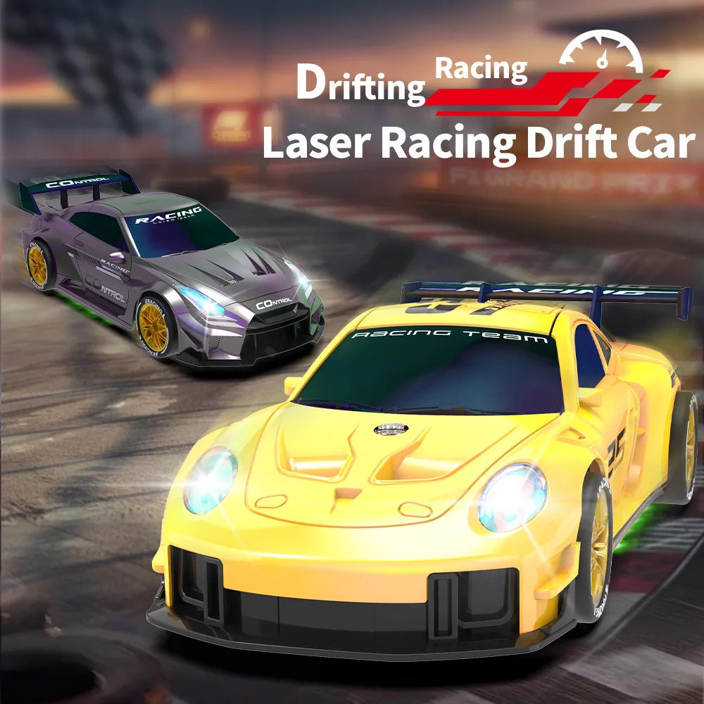 JJRC Q228 RC Car Iridescent Drift Racing Toy with 2.4G Remote Control Multiplayer Battle Mode Electric Stunt Vehicle for Kids