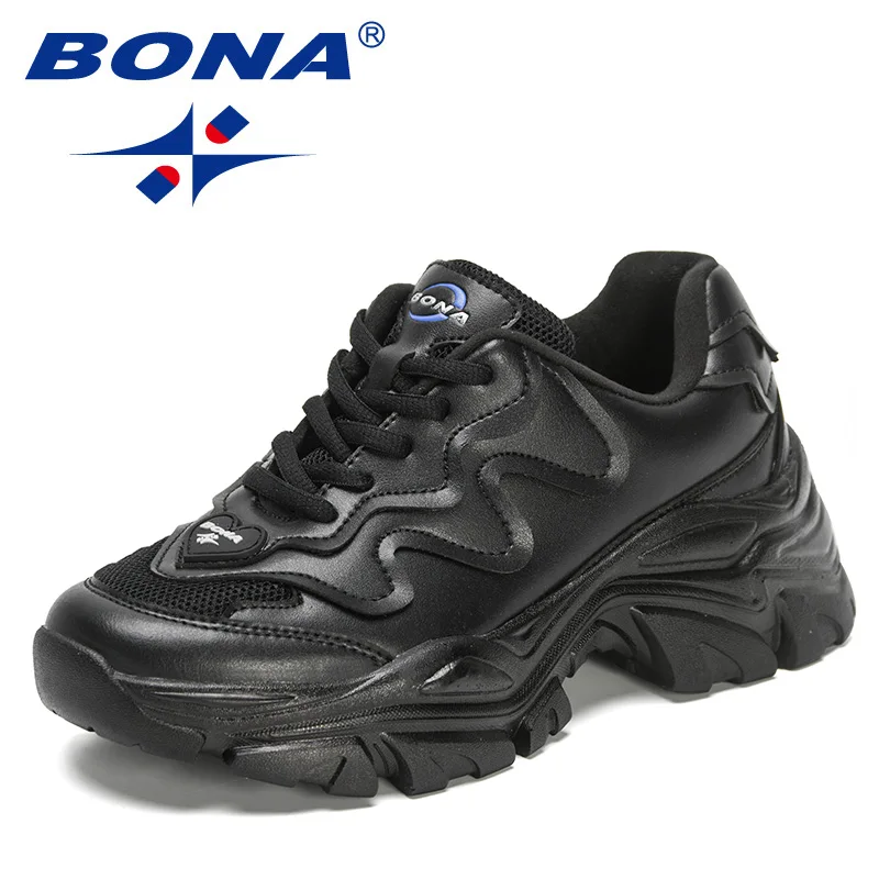 

BONA 2024 New Designers Sneakers Women Platform Casual Breathable Vulcanized Shoes Ladies Fashion Footwear Zapatillas