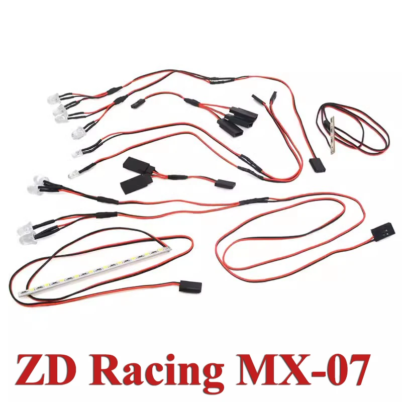 Zd Racing Mx-07 Rc Model Car Parts Lamp Group Lamp Line Lamp Strip Refit E Upgrade Op Parts 8786