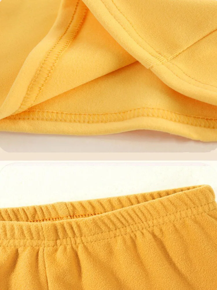 Tops+Pants 2-Piece Sets Letter Printing Cotton Underwear Spring Autumn Kids Teen Boys Girls Pajama Fall Long Sleeve Clothes Suit