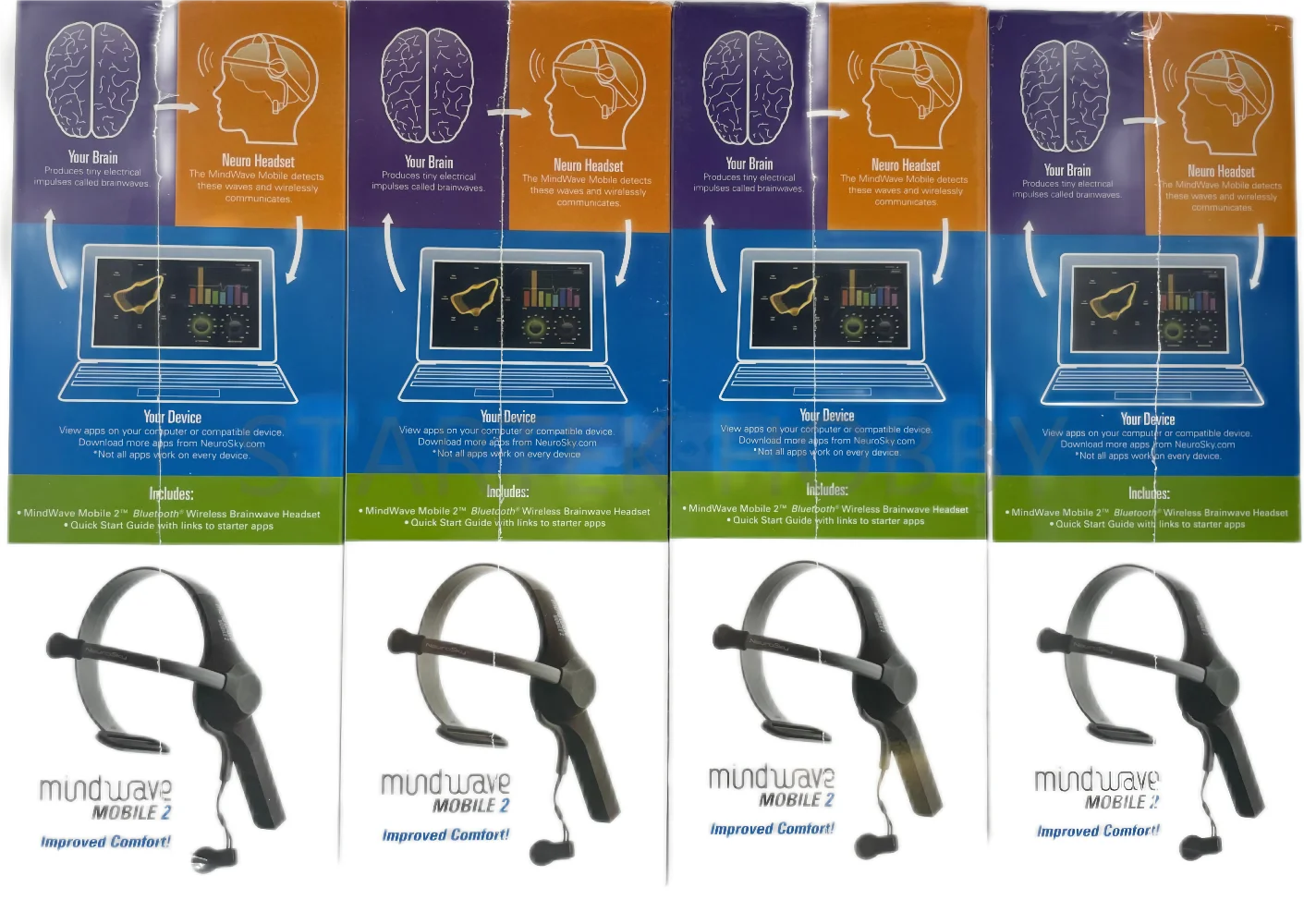 Mindwave Mobile 2 EEG Headset Brainwave Starter Kit Mind Control Brainlink Device Support SDK Secondary develop brain machine