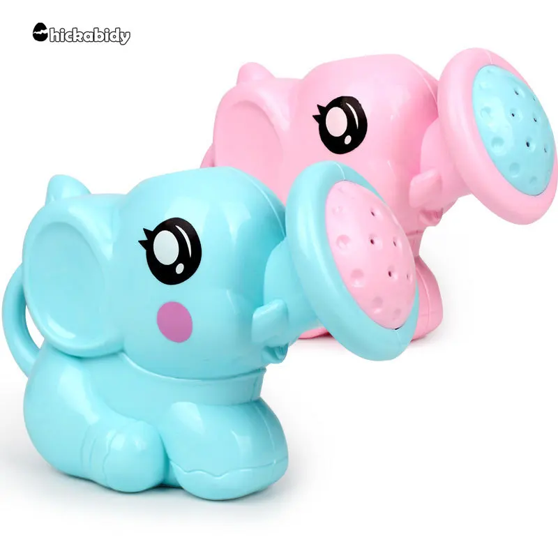 Classic Baby Bath Toys Lovely Plastic Elephant Shape Animal Children Bathroom Water Spray Toys Baby Shower Swimming Kid