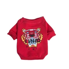 

Luxury Fashion Pet Dog Sweater Winter Tiger Print Plus Cotton Warm Puppy Clothes French Bulldog Yorkshire Pug New Year Costume