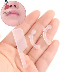 1/6PCS/Set Beauty Nose Up Lifting Bridge Shaper Massage Tool No Pain Nose Shaping Clip Clipper Women Girl Massager 3 Sizes