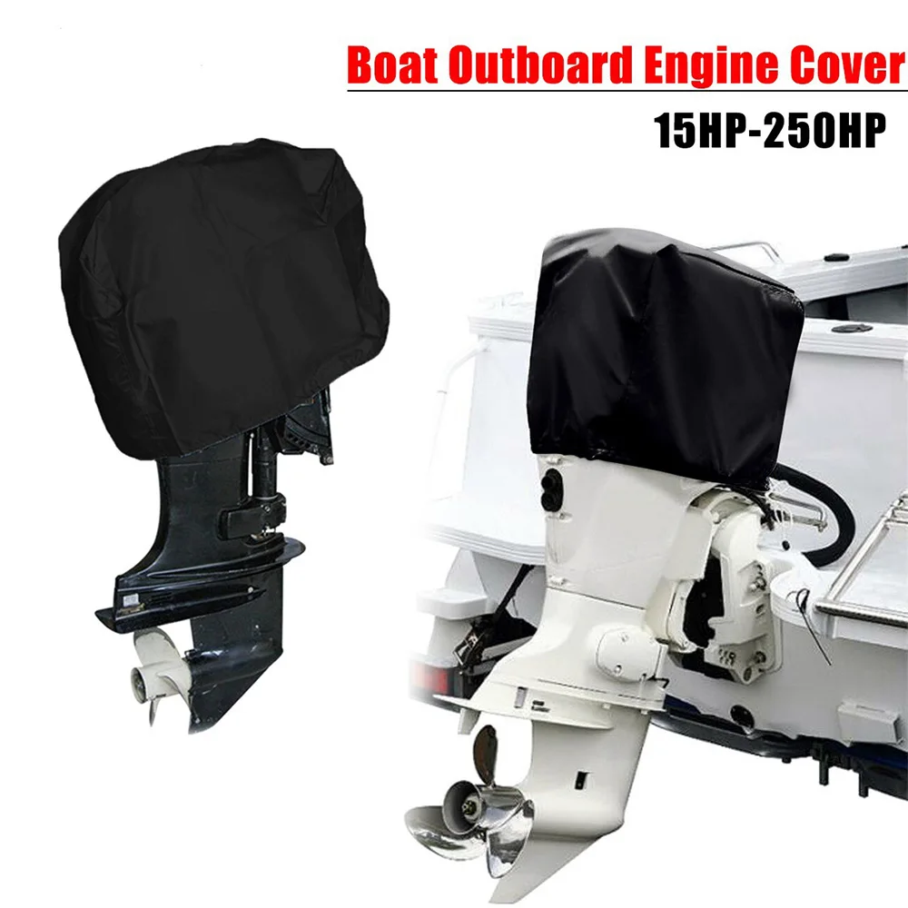 Boat Cover Fishing Boat Cover Outboard Motor Cover 210D 15-250HP Motor Engine Boat Cover