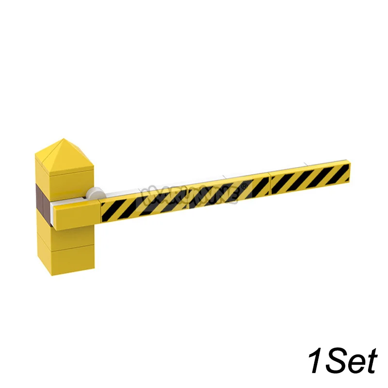 Traffic Road Sign Light & City Street View Building Accessories Kit